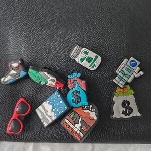 Lot Of Croc  Charms - Mixed‎ Lot Of 9 Different Charms